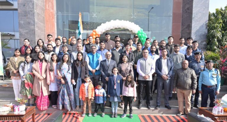 पावरग्रिड राजस्थान परियोजना मुख्यालय में हर्षोल्लास के साथ मनाया गया 77वां गणतंत्र दिवस