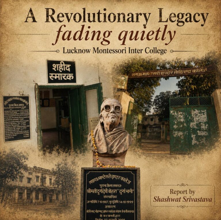 A Revolutionary Legacy fading quietly : Lucknow’s Historic Research Library struggles for attention